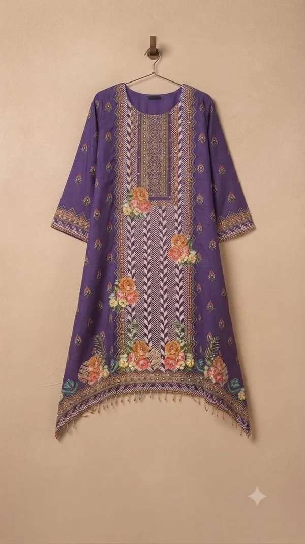 Purple_Printed_Straight_Fit_Suit_Set_For_Women