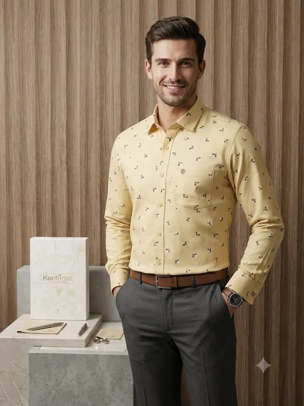 kenton_Long-sleeved,_tailored_button-down_formal_or_smart-casual_dress_shirt_with_a_crisp,_structured_collar._