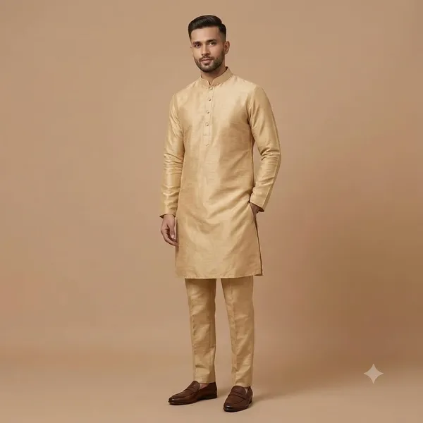 man_is_a_traditional_Indian_ensemble_consisting_of_a_kurta,_churidar_pajama,