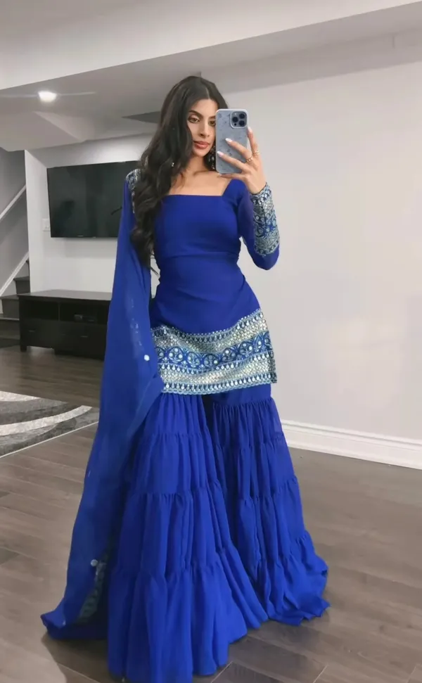 Royal_Blue_Embroidered_Sharara_Suit_Set_For_Women