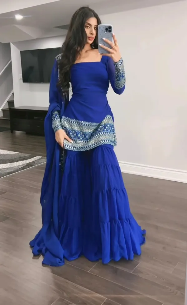Royal_Blue_Embroidered_Sharara_Suit_Set_For_Women
