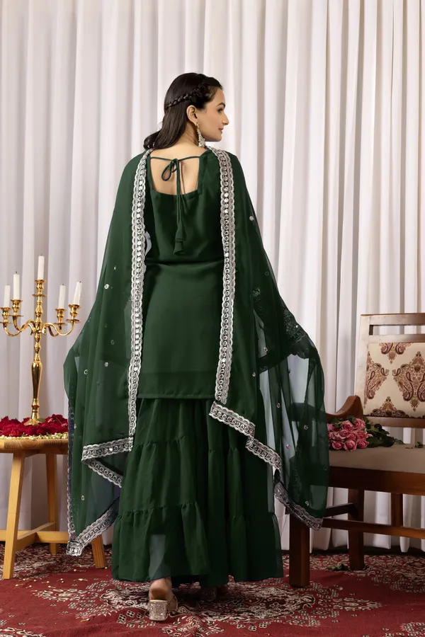 Green_Georgette_Embroidered_Sharara_Suit_Set_For_Women