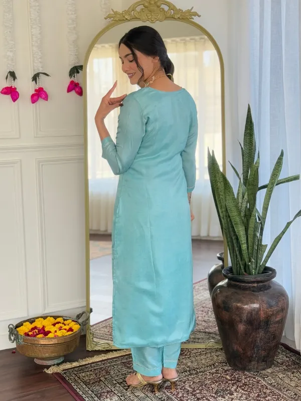 Sky_Blue_Cotton_Straight_Fit_Kurta_Set_For_Women