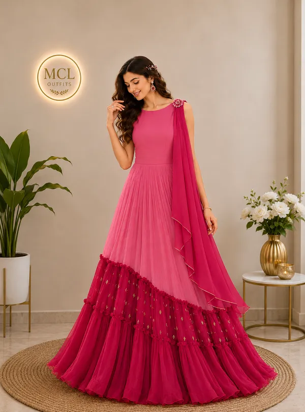 Ros�_Ruffle_Gown