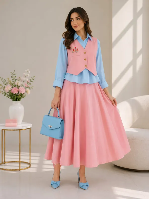 Emerald_&_Tangerine_Co-ord_Skirt_Set