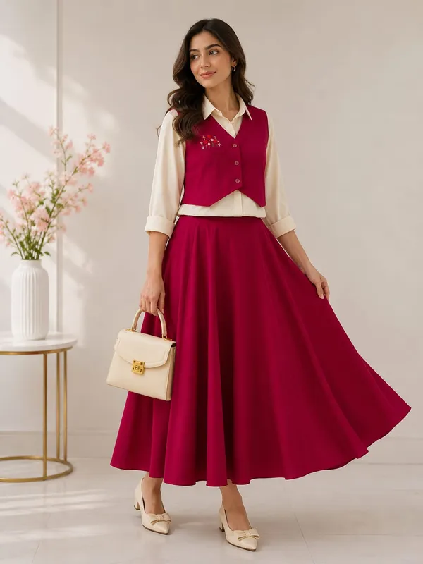 Emerald_&_Tangerine_Co-ord_Skirt_Set