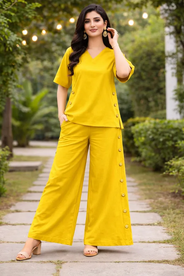 Mustard_Yellow_Cotton_Co-Ord_Set_For_Women