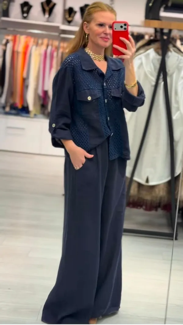 Royal_Blue_Cotton_Schiffli_Co-Ord_Set_For_Women