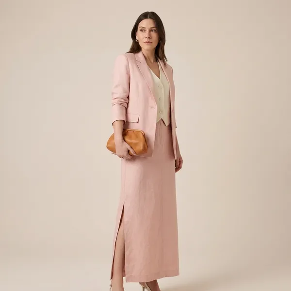 Baby_Pink_Linen_Skirt_Blazer_Set_For_Women