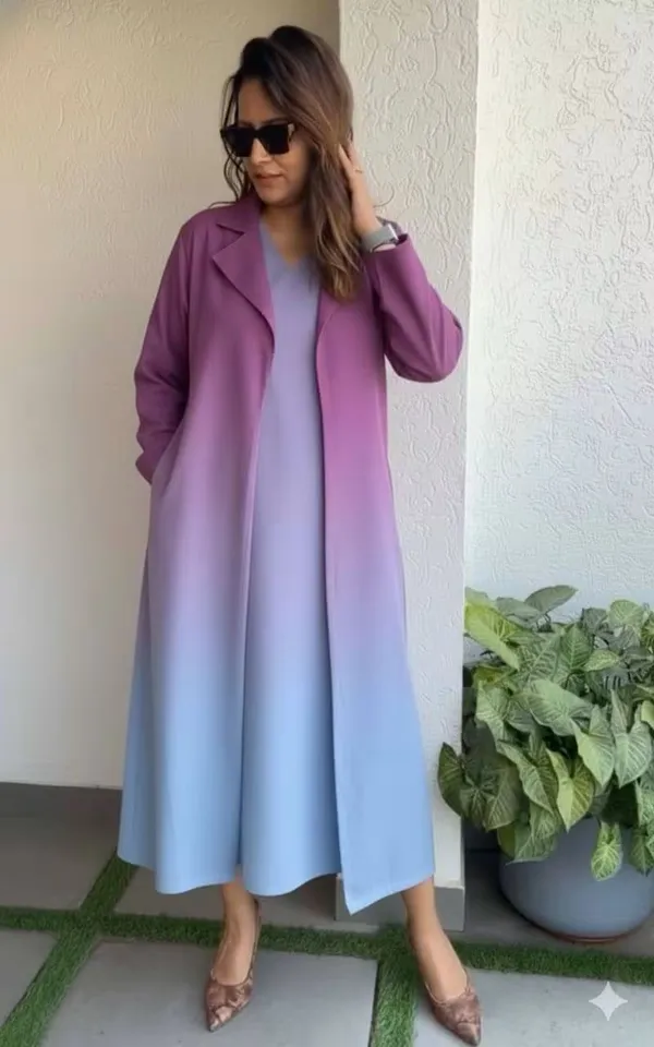 Ombre_blezer_Dress