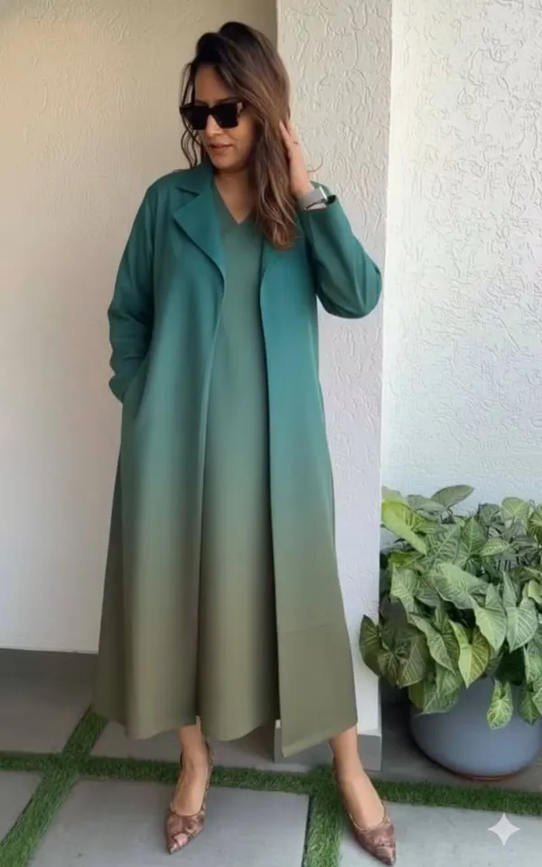 Ombre_blezer_Dress