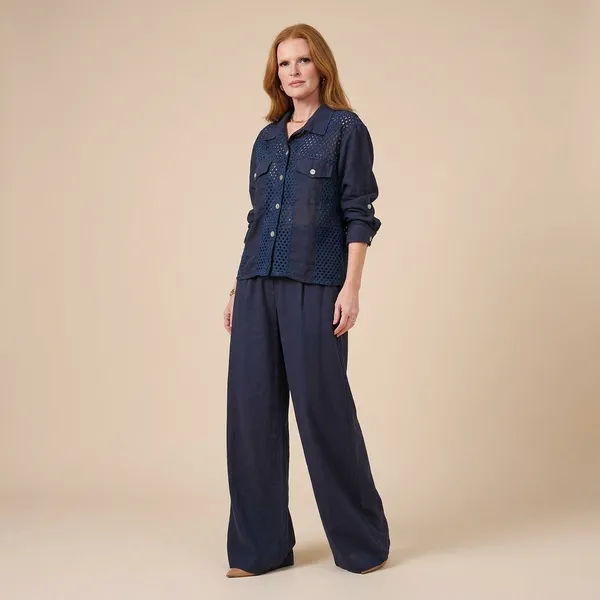 Royal_Blue_Cotton_Schiffli_Co-Ord_Set_For_Women