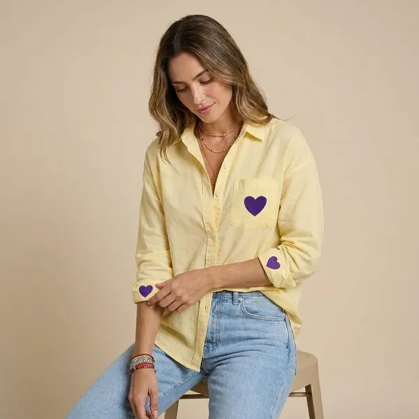 Light_Yellow_Semi_Linen_Heart_Shirt_For_Women