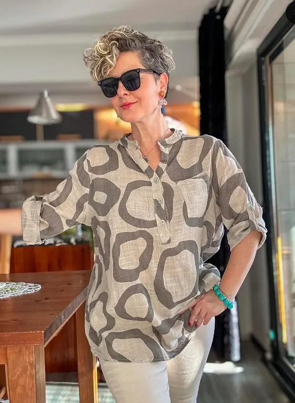 Beige_Linen_Printed_Shirt_For_Women