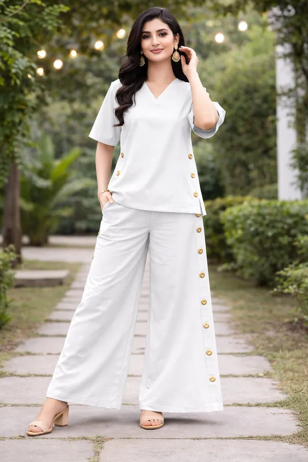 White_Cotton_Co-Ord_Set_For_Women
