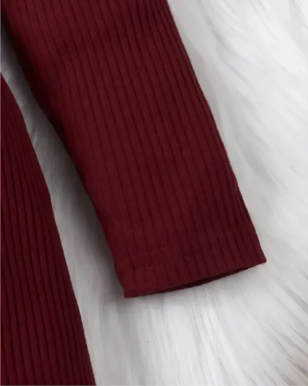 Burgundy_Modal_Premium_Dress_For_Baby_Girls