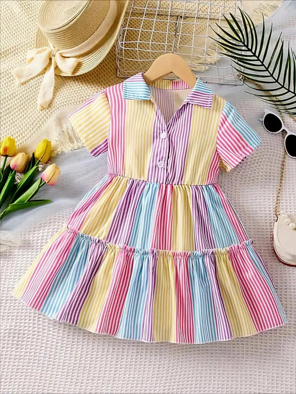 Multicolor_Rayon_Premium_Dress_For_Baby_Girls