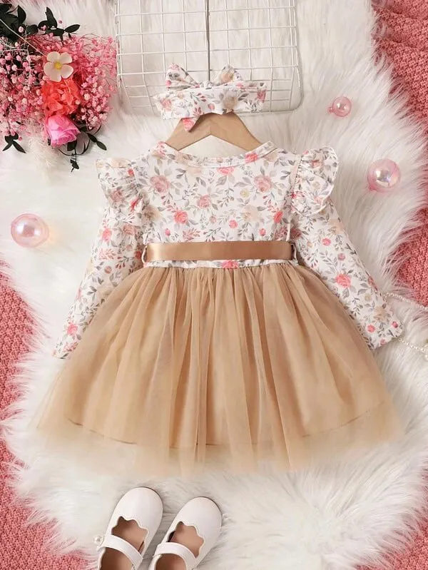 Multicolor_Net_Premium_Dress_For_Baby_Girls