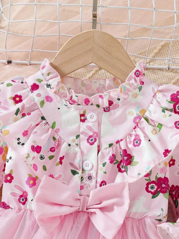 Pink_Rayon_And_Net_Premium_Dress_For_Baby_Girls