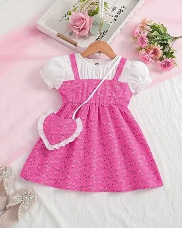 Pink_Rayon_Premium_Dress_For_Baby_Girls