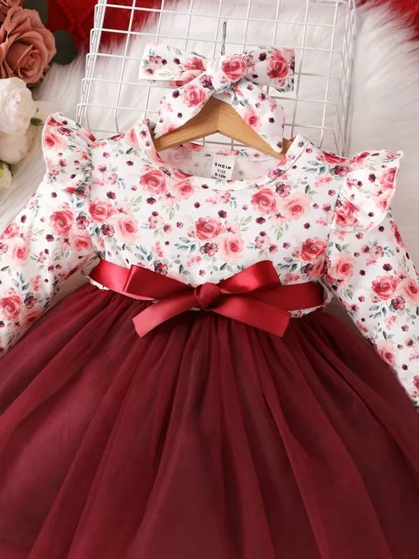 Multicolor_Net_Premium_Dress_For_Baby_Girls