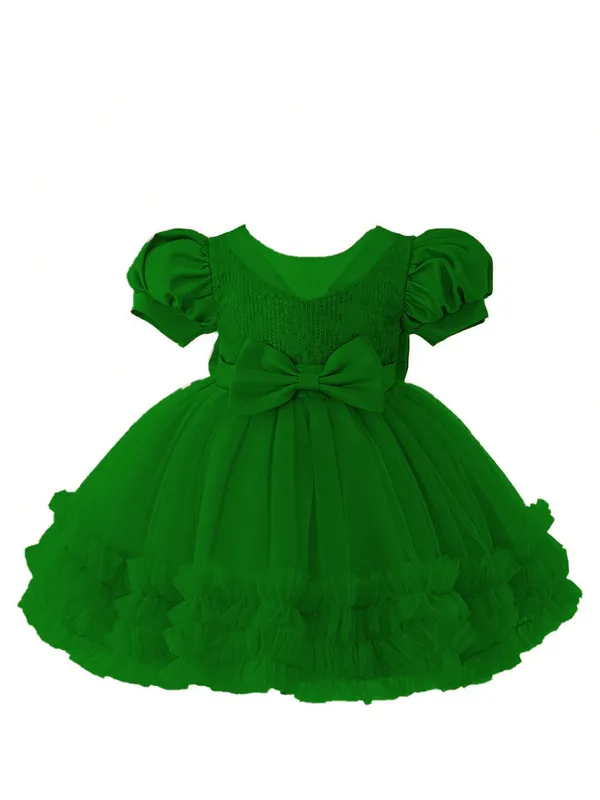 Green_Satin_And_Net_Premium_Dress_For_Baby_Girls