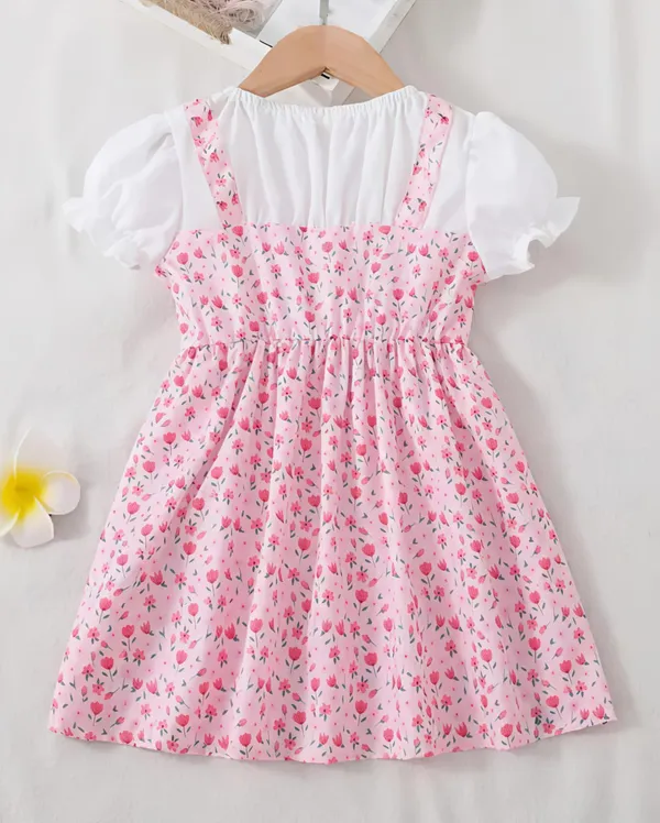 Pink_And_White_Rayon_Premium_Dress_For_Baby_Girls