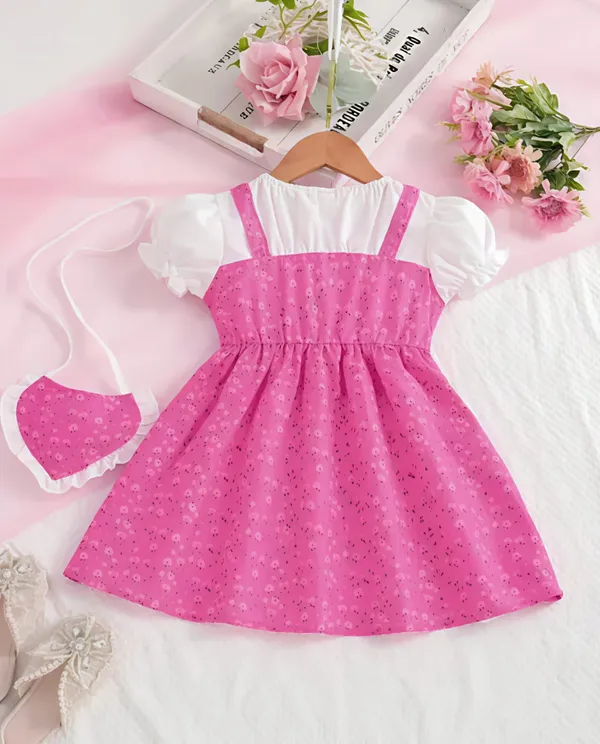 Pink_Rayon_Premium_Dress_For_Baby_Girls