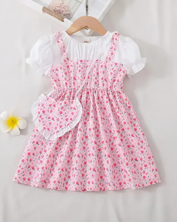Pink_And_White_Rayon_Premium_Dress_For_Baby_Girls