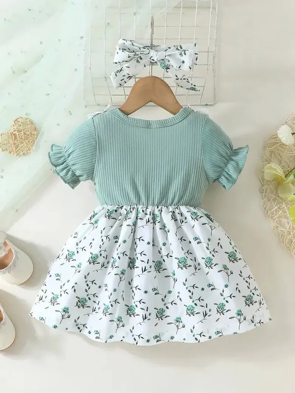 Sage_Green_Modal_And_Puma_Premium_Dress_For_Baby_Girls