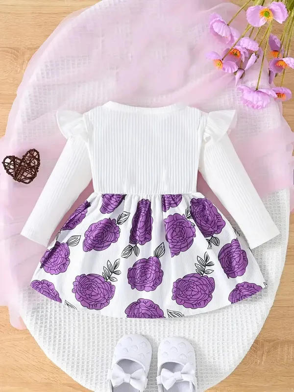 White_And_Purple_Modal_And_Puma_Premium_Dress_For_Baby_Girls