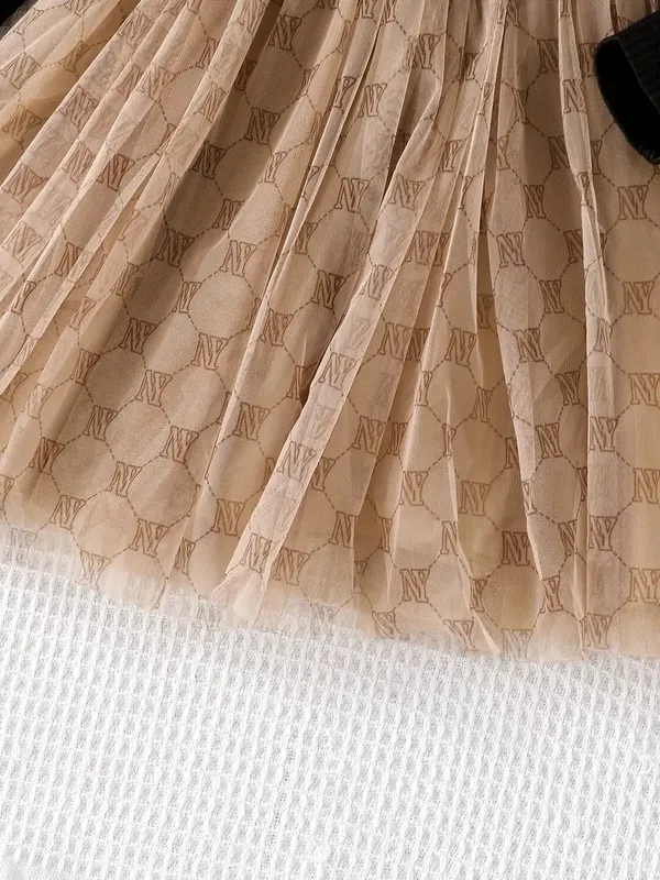 Black_And_Beige_Modal_And_Net_Premium_Dress_For_Baby_Girls