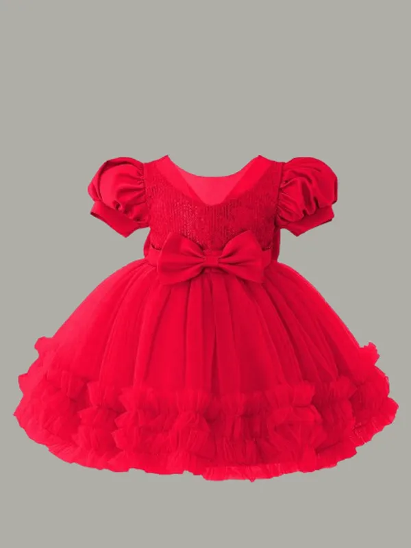 Red_Satin_And_Net_Premium_Dress_For_Baby_Girls