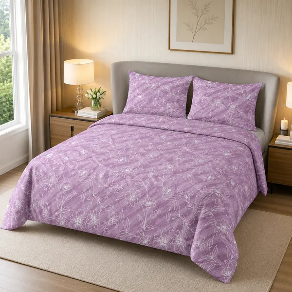 HCS_Living_Emperor_Collection_144_TC_Super_king_Size_Bedsheet_with_2_Pillow_Covers