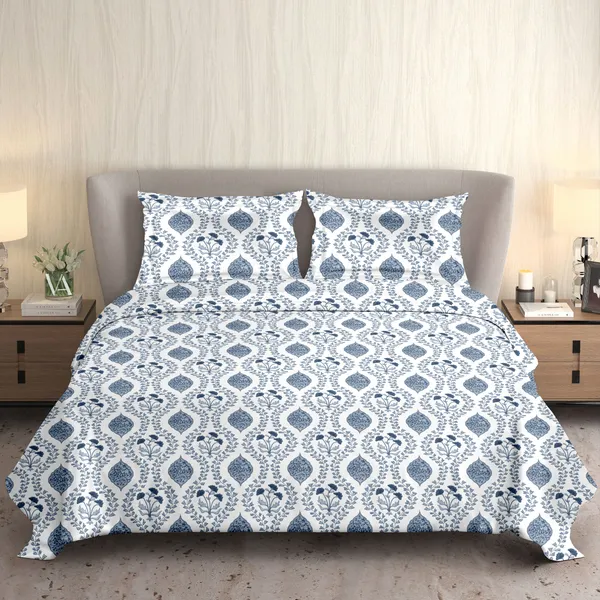 HCS_Living_Emperor_Collection_144_TC_Super_king_Size_Bedsheet_with_2_Pillow_Covers