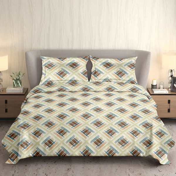 HCS_Living_Emperor_Collection_144_TC_Super_king_Size_Bedsheet_with_2_Pillow_Covers