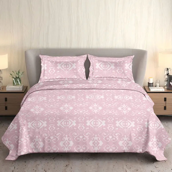 HCS_Living_Emperor_Collection_144_TC_Super_king_Size_Bedsheet_with_2_Pillow_Covers