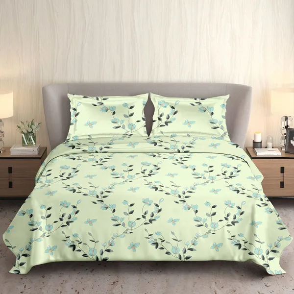 HCS_Living_Emperor_Collection_144_TC_Super_king_Size_Bedsheet_with_2_Pillow_Covers