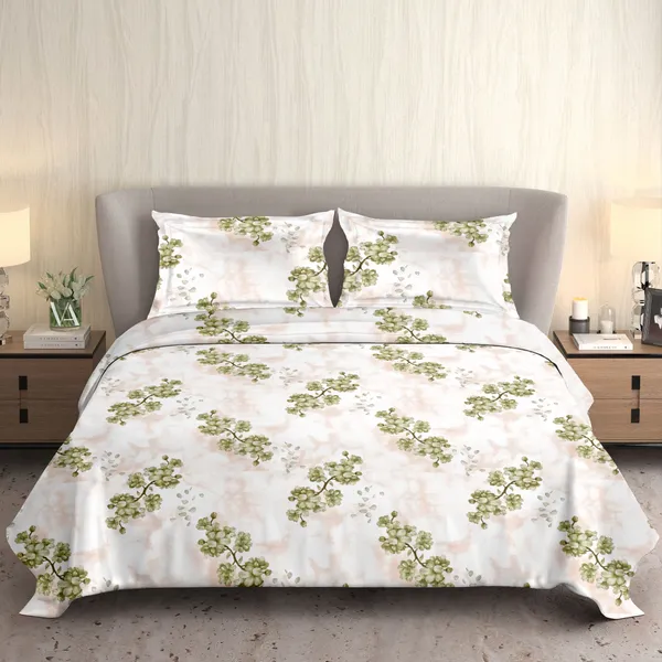 HCS_Living_Emperor_Collection_144_TC_Super_king_Size_Bedsheet_with_2_Pillow_Covers
