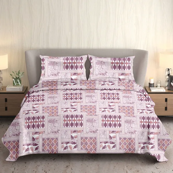 HCS_Living_Emperor_Collection_144_TC_Super_king_Size_Bedsheet_with_2_Pillow_Covers