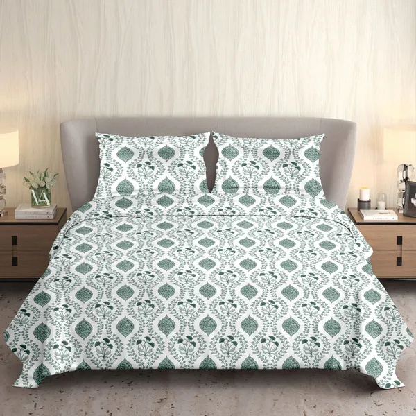 HCS_Living_Emperor_Collection_144_TC_Super_king_Size_Bedsheet_with_2_Pillow_Covers