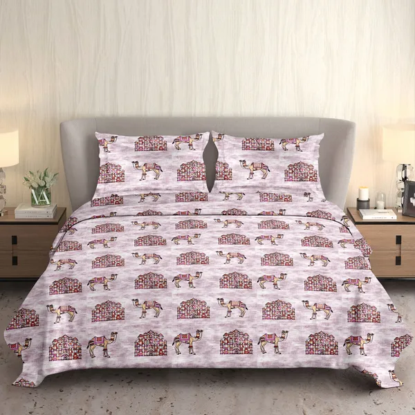 HCS_Living_Emperor_Collection_144_TC_Super_king_Size_Bedsheet_with_2_Pillow_Covers