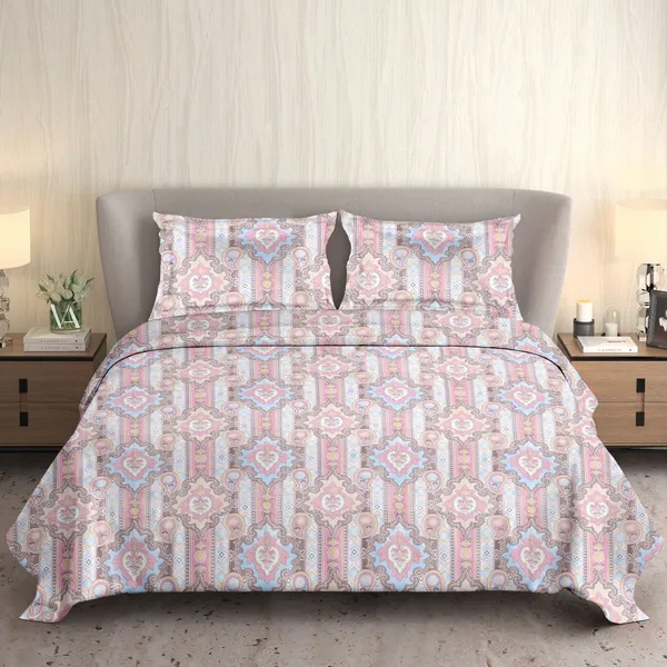 HCS_Living_Emperor_Collection_144_TC_Super_king_Size_Bedsheet_with_2_Pillow_Covers