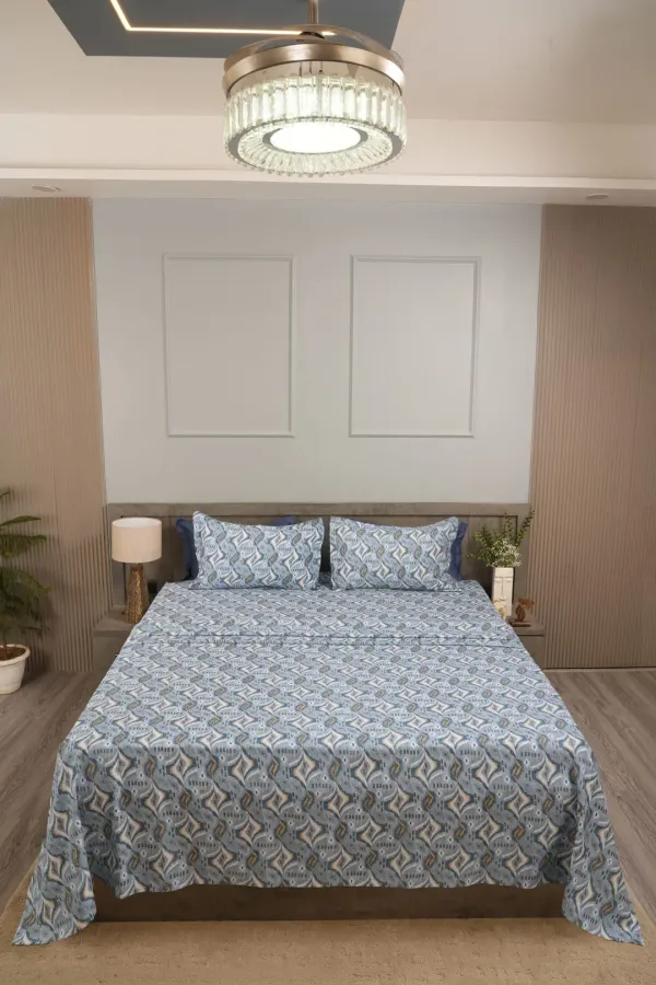 HCS_Living_Luxury_210_TC_Pure_Cotton_Bedsheet_–_Super_King_Size_|_Breathable,_Fade-Resistant_Bohemian_Paisley_Bedsheet