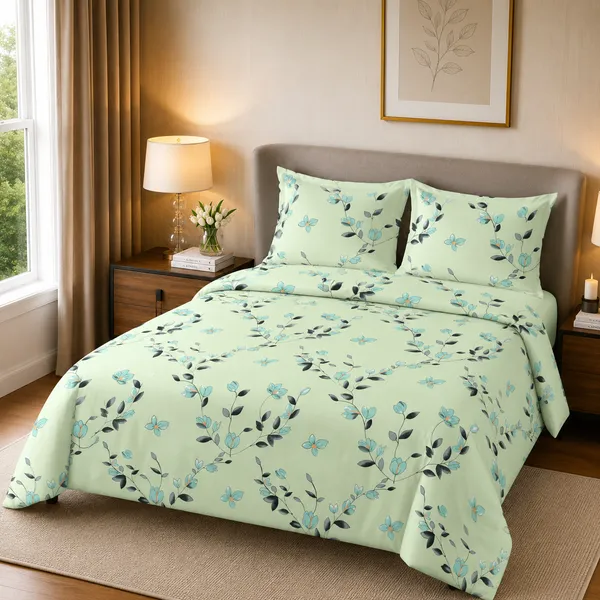 HCS_Living_Emperor_Collection_144_TC_Super_king_Size_Bedsheet_with_2_Pillow_Covers
