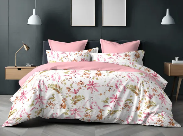 Allure_Floral_Cotton_Double_Bedsheet_with_2_Pillow_Covers_|_144_TC_|_Pink_&_White_|_90x100_cm