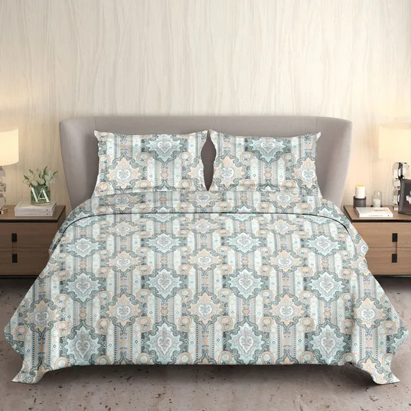 HCS_Living_Emperor_Collection_144_TC_Super_king_Size_Bedsheet_with_2_Pillow_Covers
