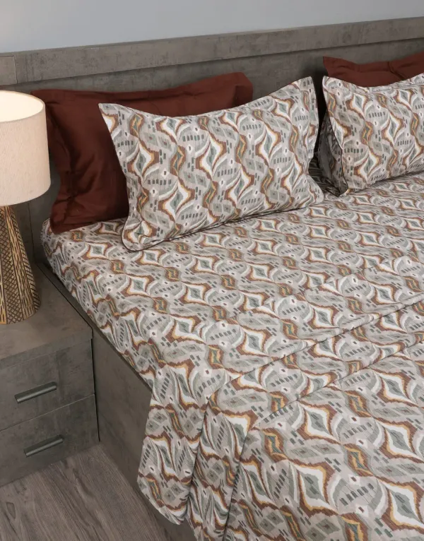 Upgrade_Your_Sleep_with_HCS_Living_210_TC_100%_Pure_Cotton_Bedsheet_–_Super_King_Satiny_Collection