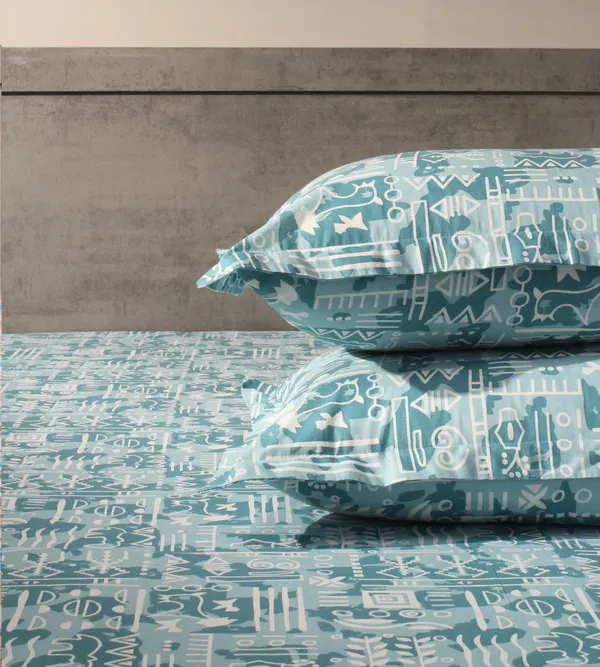 HCS_Living_Emperor_Collection_144_TC_Super_king_Size_Bedsheet_with_2_Pillow_Covers