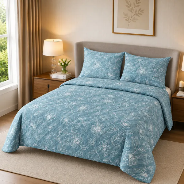 HCS_Living_Emperor_Collection_144_TC_Super_king_Size_Bedsheet_with_2_Pillow_Covers